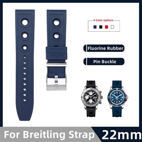 breitling watch rubber band|breitling avenger 22mm rubber strap.